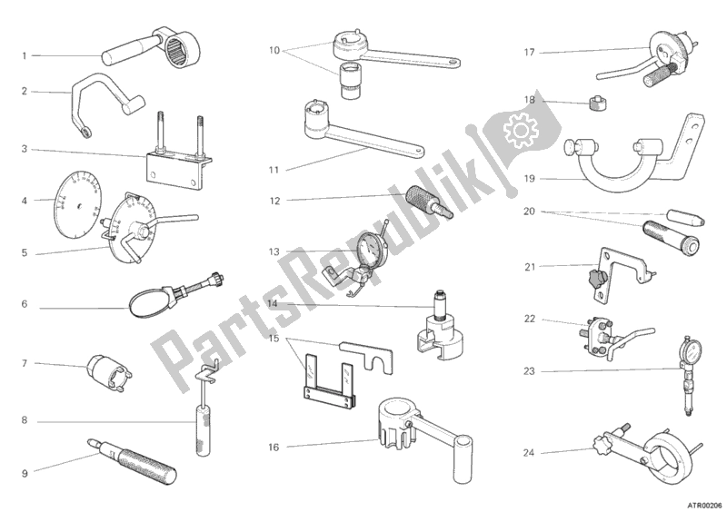All parts for the Workshop Service Tools, Engine of the Ducati Multistrada 1100 S USA 2009